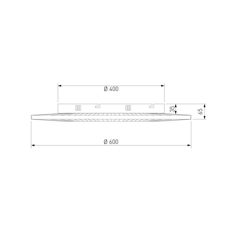 Накладная люстра Eurosvet 101003 LED белый