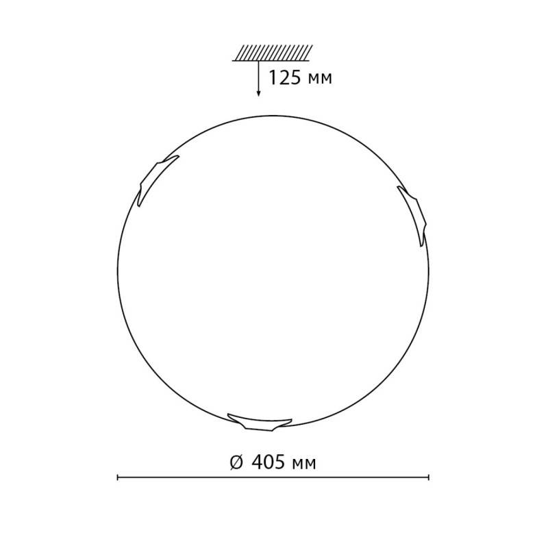 Накладной светильник Sonex 7601/DL
