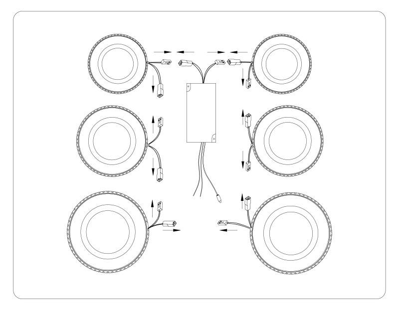 Накладная люстра Ambrella Light FA8874