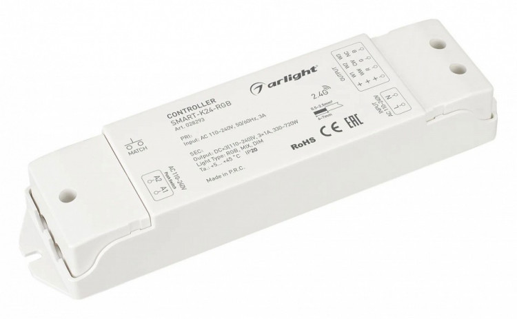 Контроллер-регулятор цвета RGBW Wi-Fi для смартфонов и планшетов Arlight SMART 028293