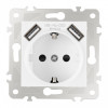 Розетка Arte Milano 203.47-1.white