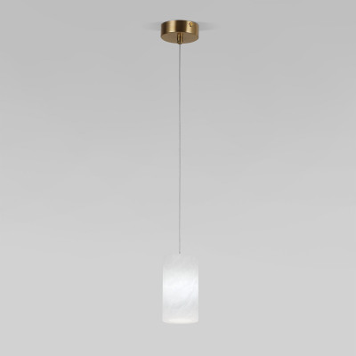 Подвесной светильник Eurosvet 304052 алебастр / латунь