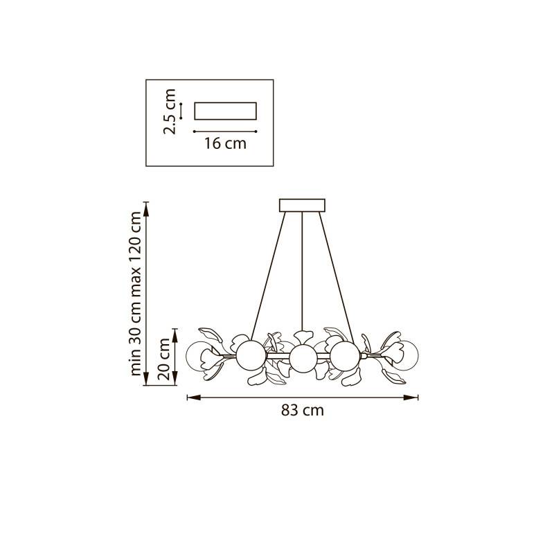 Подвесная люстра Lightstar 799127