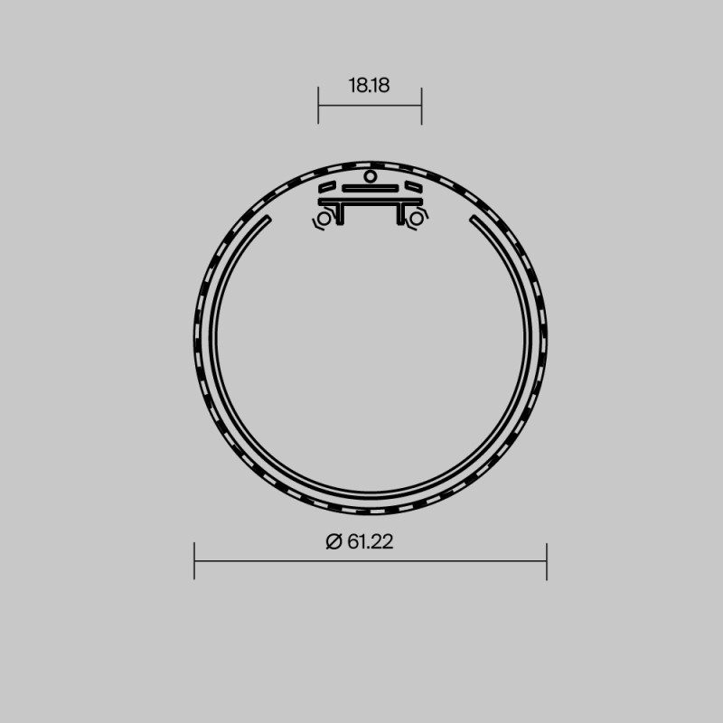Заглушка профиля Maytoni Technical 642082