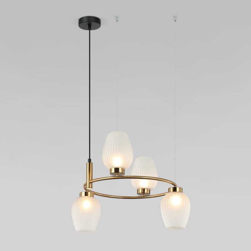 Подвесная люстра Eurosvet 30183/4 латунь