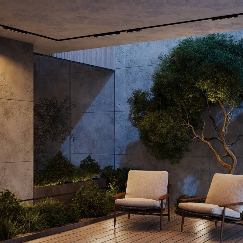 Светильник на шине Maytoni O-TR02-2-S-12WB3K