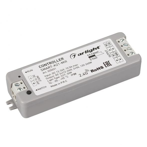 Контроллер Arlight SMART-K21-MIX (12-24V, 2x5A, 2.4G)