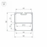 Профиль накладной Arlight SL-LINE 038433