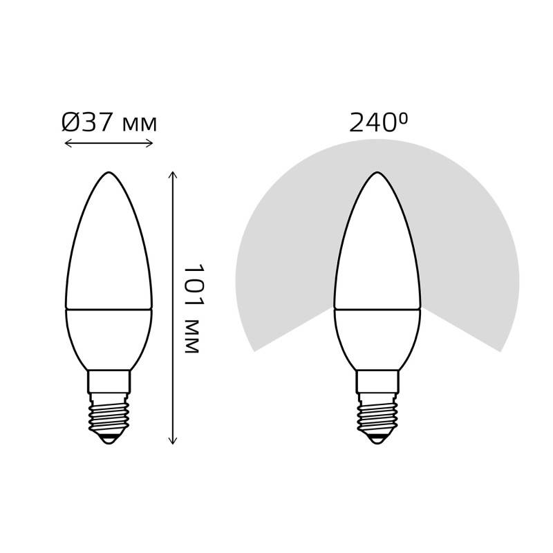 Светодиодная лампа Gauss 103101307-S