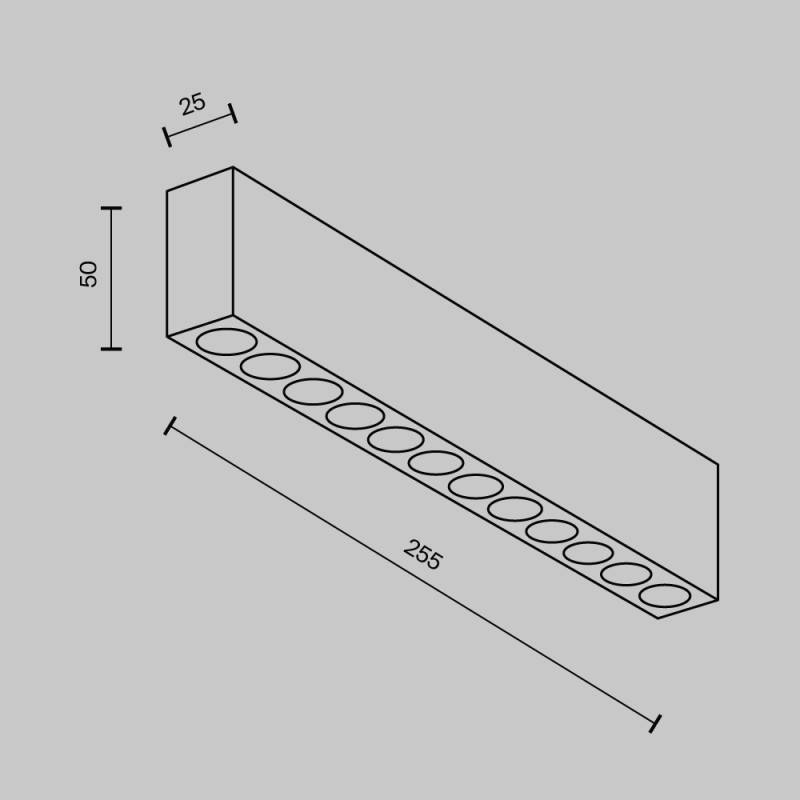 Линейный светильник Maytoni Technical C066CL-20W3-6K-W