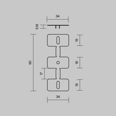 Крепеж для профиля Maytoni Technical 642080