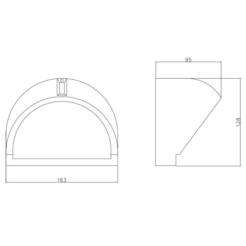 Светильник настенный ARTE Lamp A2801AL-1GY