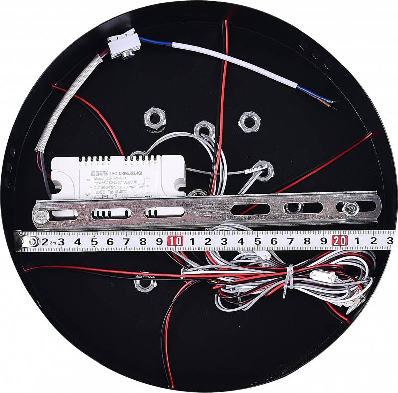 Накладная люстра Natali Kovaltseva HIGH-TECH LED LAMPS 82008 BLACK