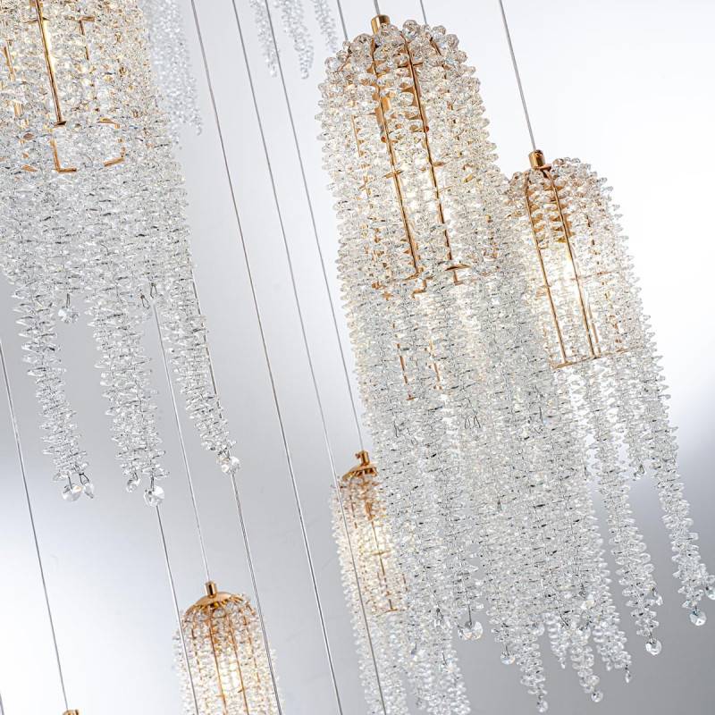 Каскадная люстра MODELUX ML.6688.25 GD