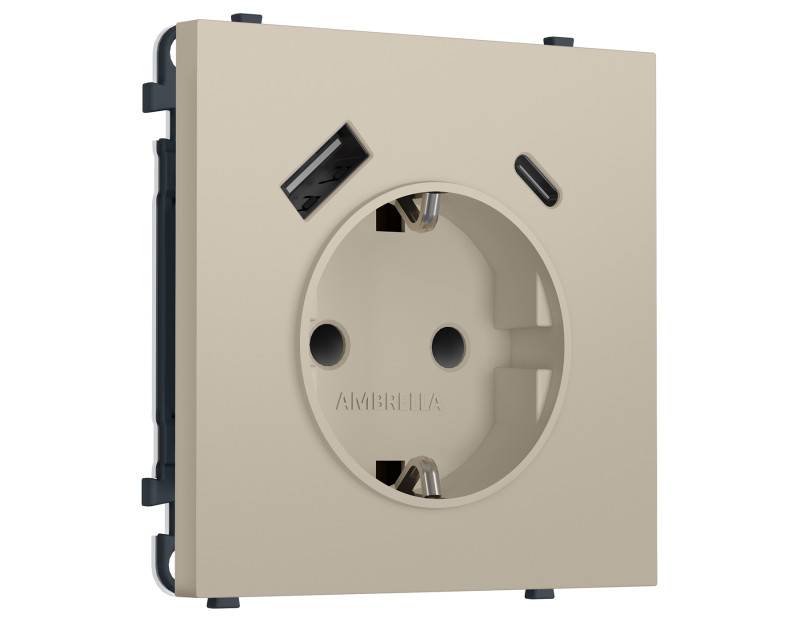 Розетка Ambrella Volt MS350010