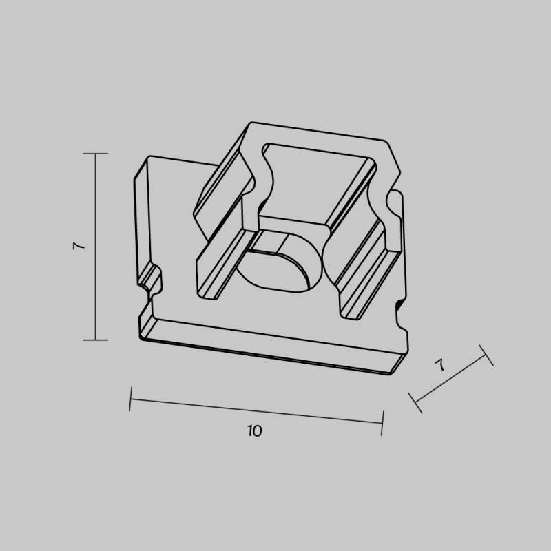 Заглушка профиля Maytoni Technical 642010
