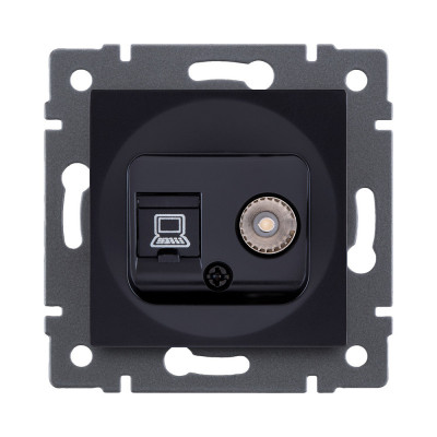 Розетка KOLLINGER REA-012BK