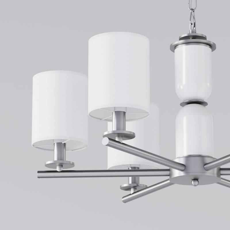 Подвесная люстра Eurosvet 60146/6 никель