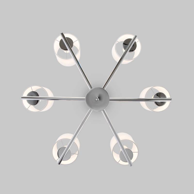 Подвесная люстра Eurosvet 60146/6 никель