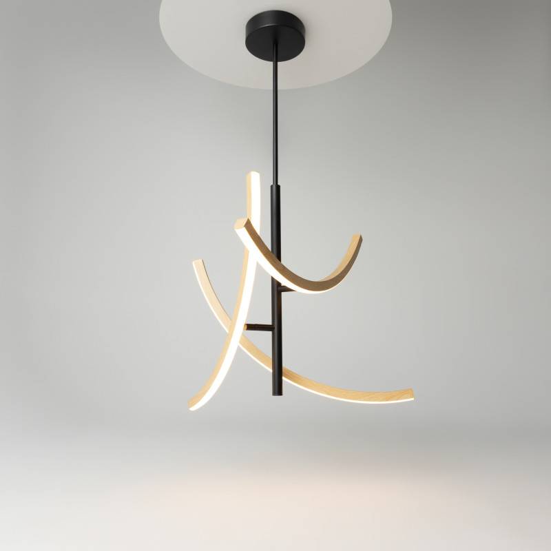 Люстра на штанге Maytoni MOD428PL-L27BK