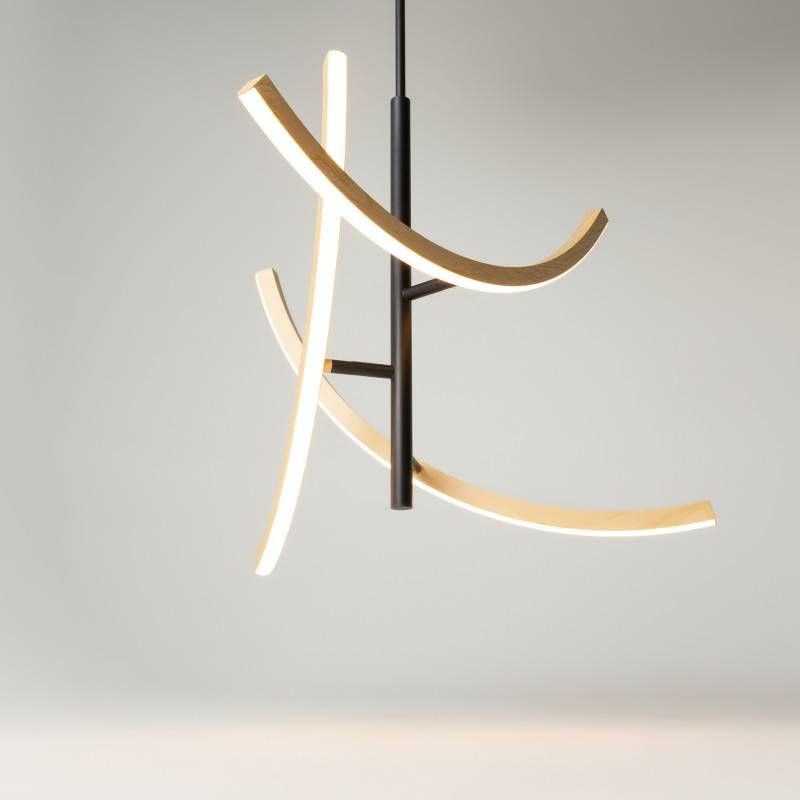 Люстра на штанге Maytoni MOD428PL-L27BK