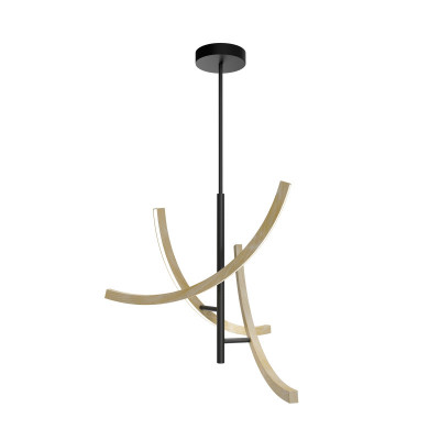 Люстра на штанге Maytoni MOD428PL-L27BK