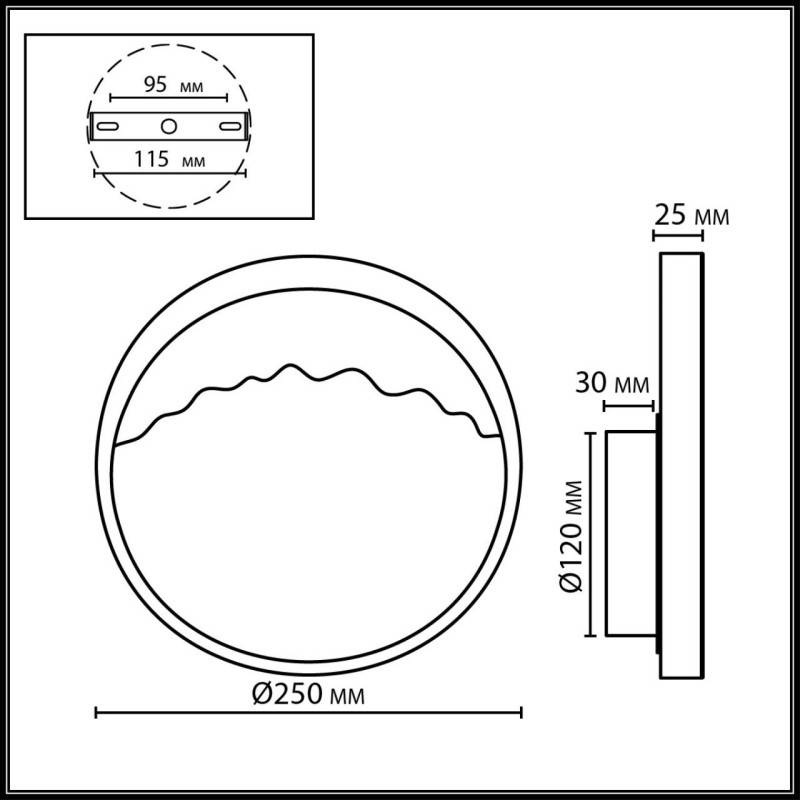 Бра Odeon Light 4359/9WL