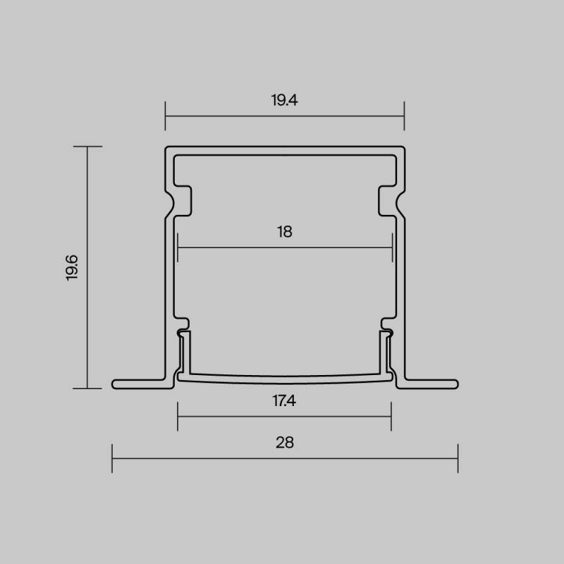 Профиль Maytoni Technical 632017