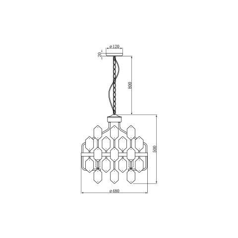 Подвесная люстра Vele Luce VL4153P26