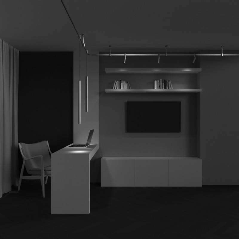 Светильник на шине Maytoni Technical TR156-1-5W4K-BS