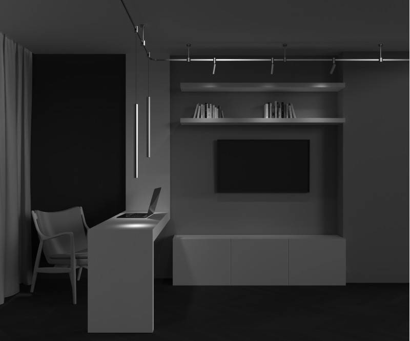 Светильник на шине Maytoni Technical TR156-1-5W4K-BS