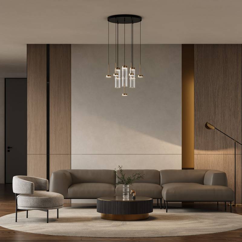 Подвесной светильник Eurosvet 301102 LED латунь