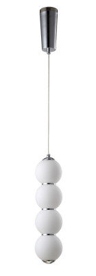 Подвесной светильник Crystal Lux DESI SP4 CHROME/WHITE