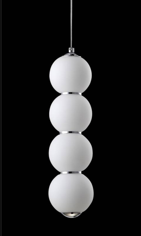 Подвесной светильник Crystal Lux DESI SP4 CHROME/WHITE