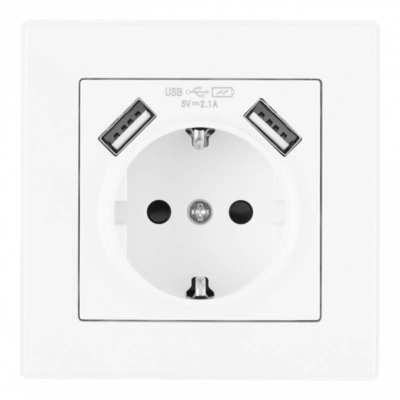 Розетка Arte Milano SET06-1-47-1 white