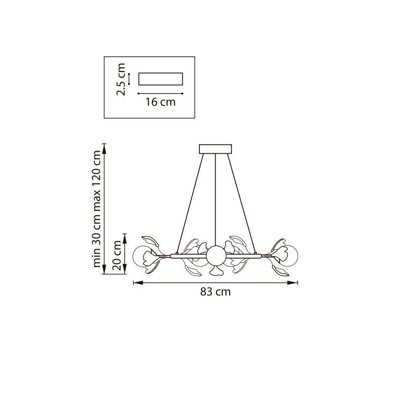 Подвесная люстра Lightstar 799097