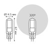 Светодиодная лампа Gauss 107807105