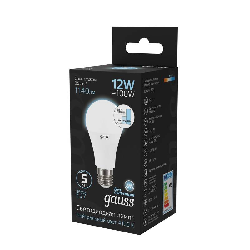 Светодиодная лампа Gauss 102502212-S