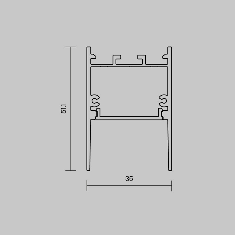 Профиль Maytoni Technical 633011
