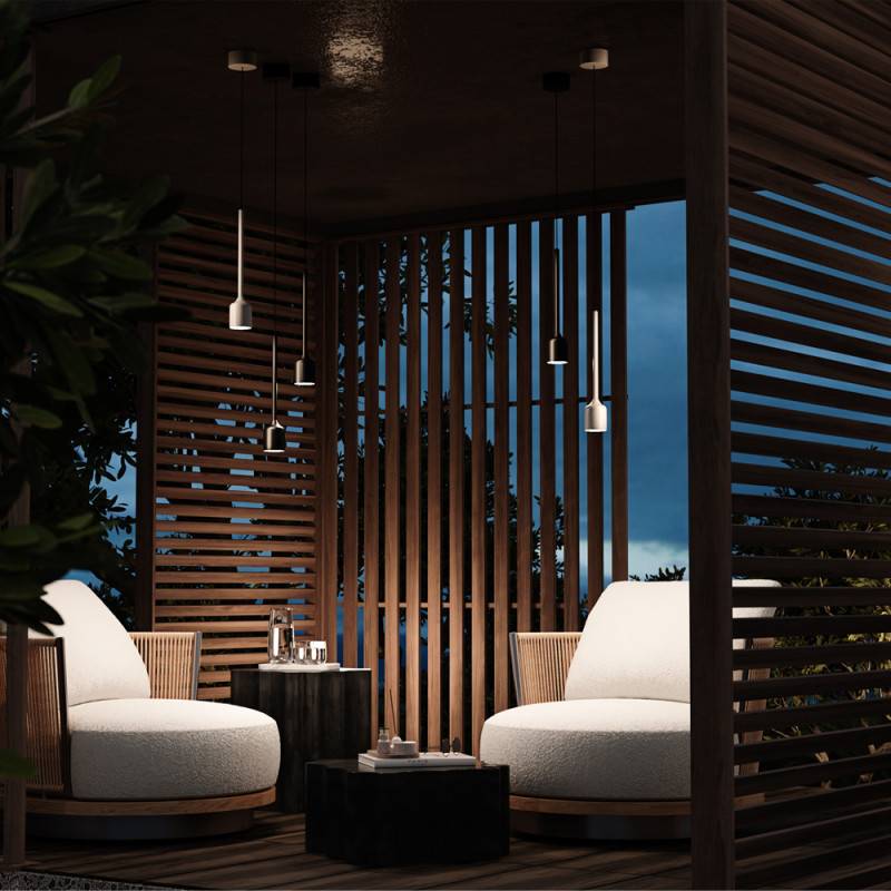 Подвесной уличный светильник Maytoni O491PL-L8B3K