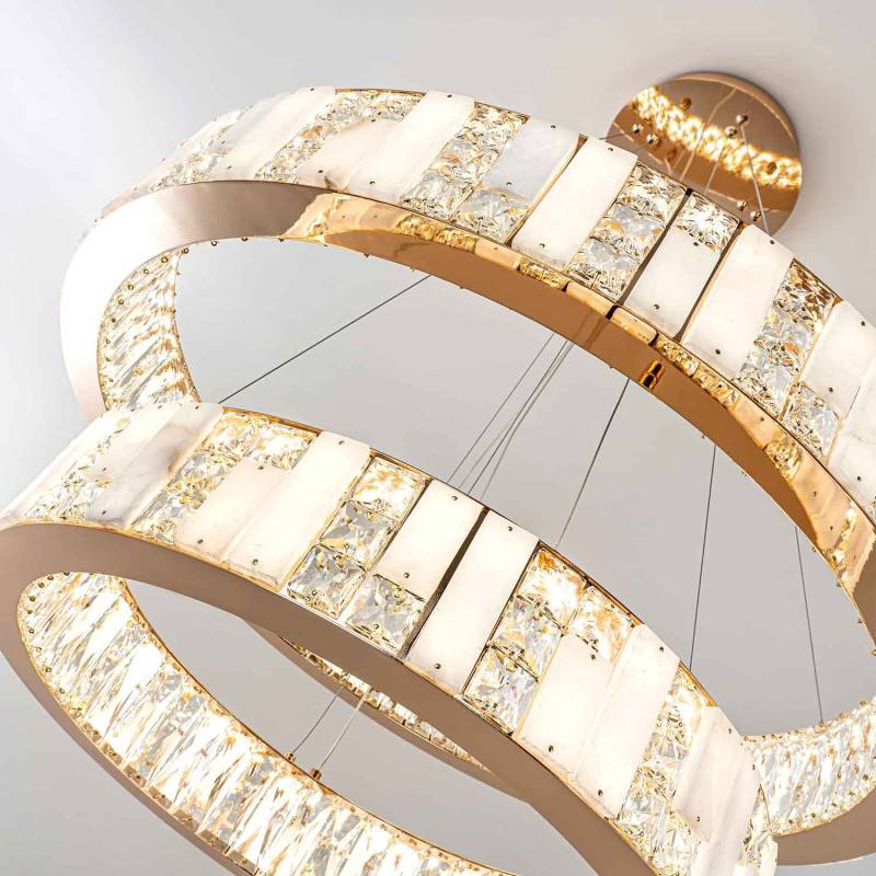 Каскадная люстра MODELUX ML.6985.800.600P GD