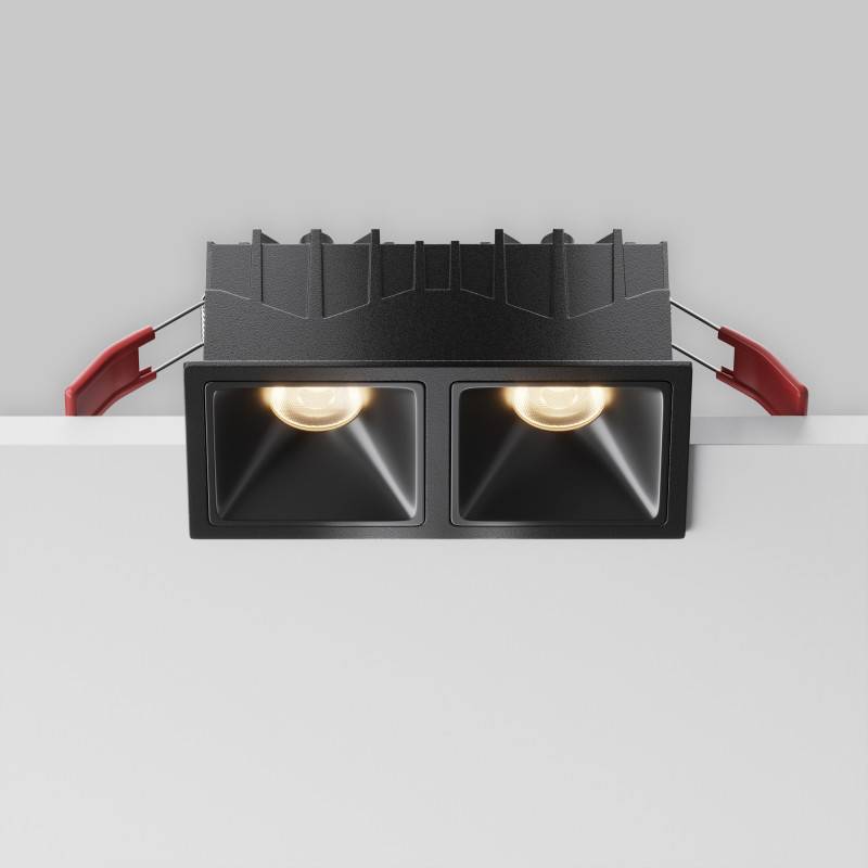 Встраиваемый светильник Maytoni Technical DL043-02-10W3K-SQ-B-1