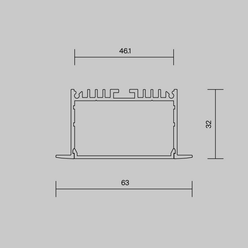Профиль Maytoni Technical 632004