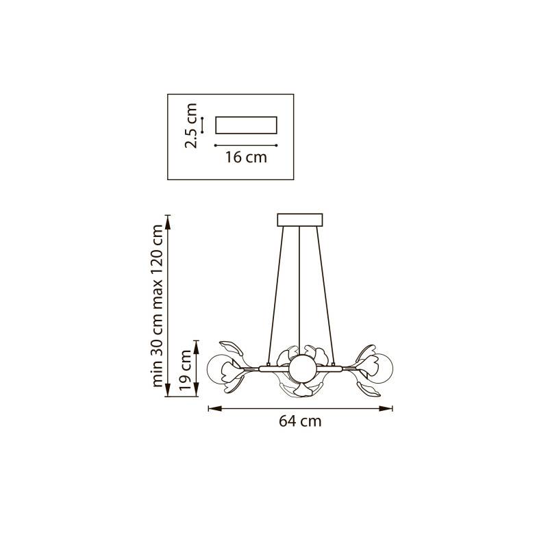 Подвесная люстра Lightstar 799067
