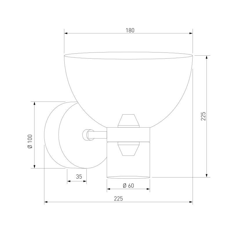 Бра Eurosvet 202053 LED латунь