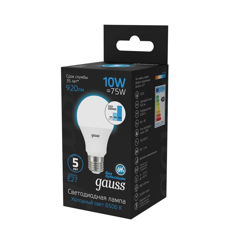Светодиодная лампа Gauss 102502310-S