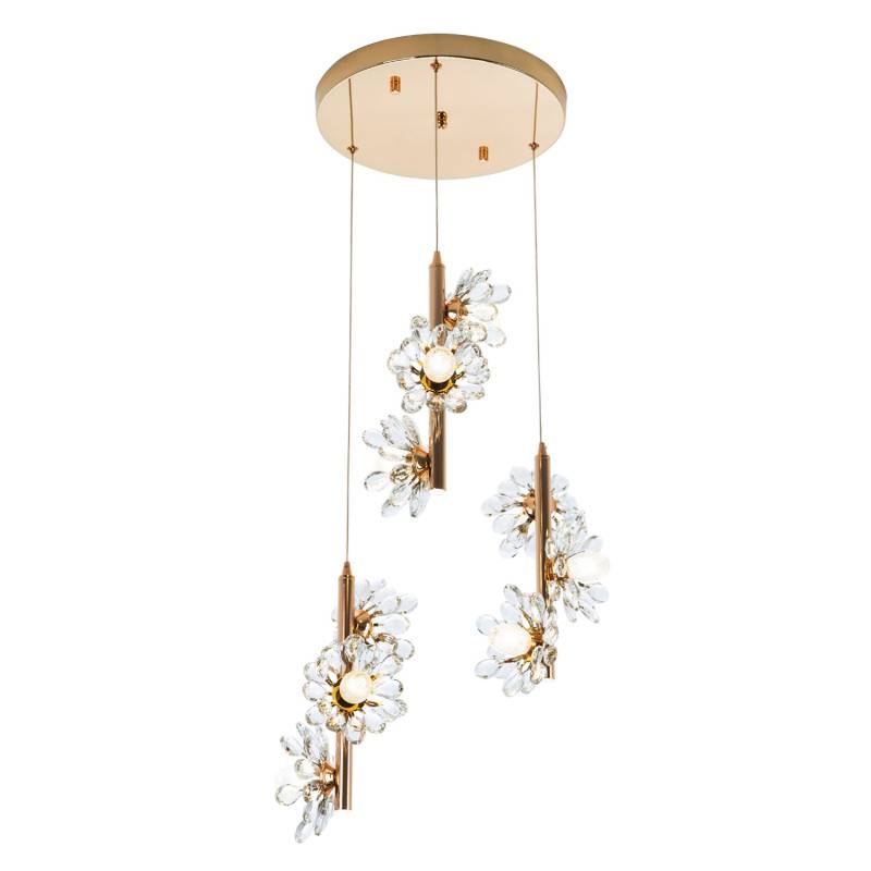 Каскадная люстра MODELUX ML.1855.9 GD