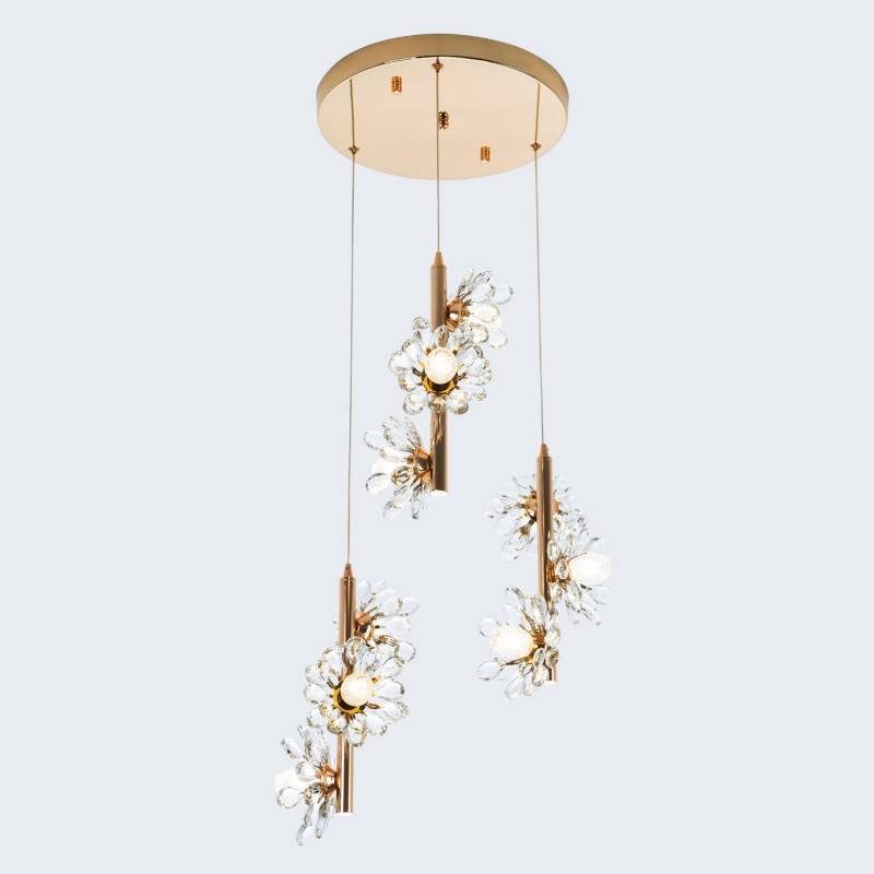 Каскадная люстра MODELUX ML.1855.9 GD