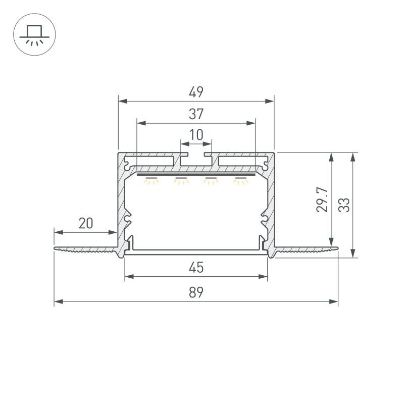 Профиль Arlight 059412