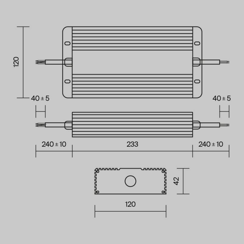 Драйвер Maytoni Technical PSL008-400W-48V-IP67